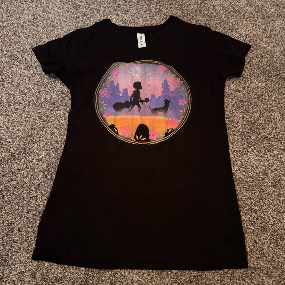 Disney Coco Miguel T-Shirt Hot Topic Dia de los Muertos Pixar Top Tee